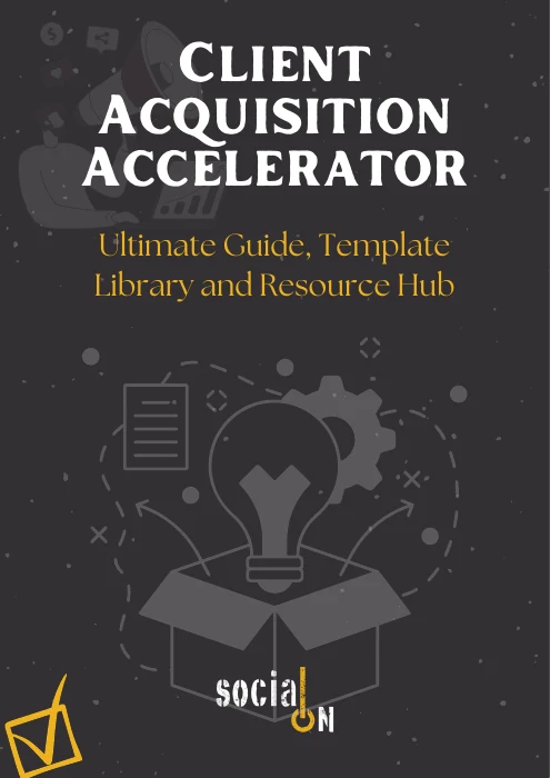 Original cover of Client Acquisition Accelerator